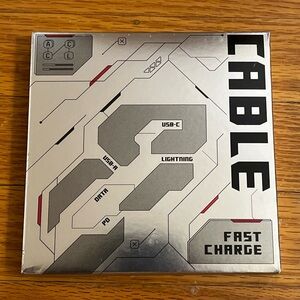 Shezi 4 in 1 multi charging cable USB AC 5 ft - fast charge cable